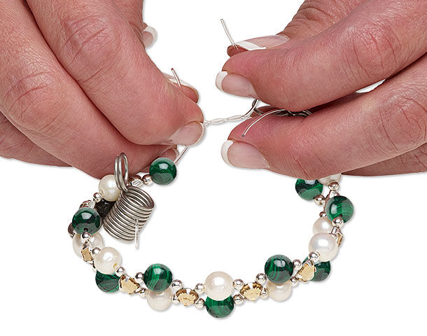 Bracelet being tied